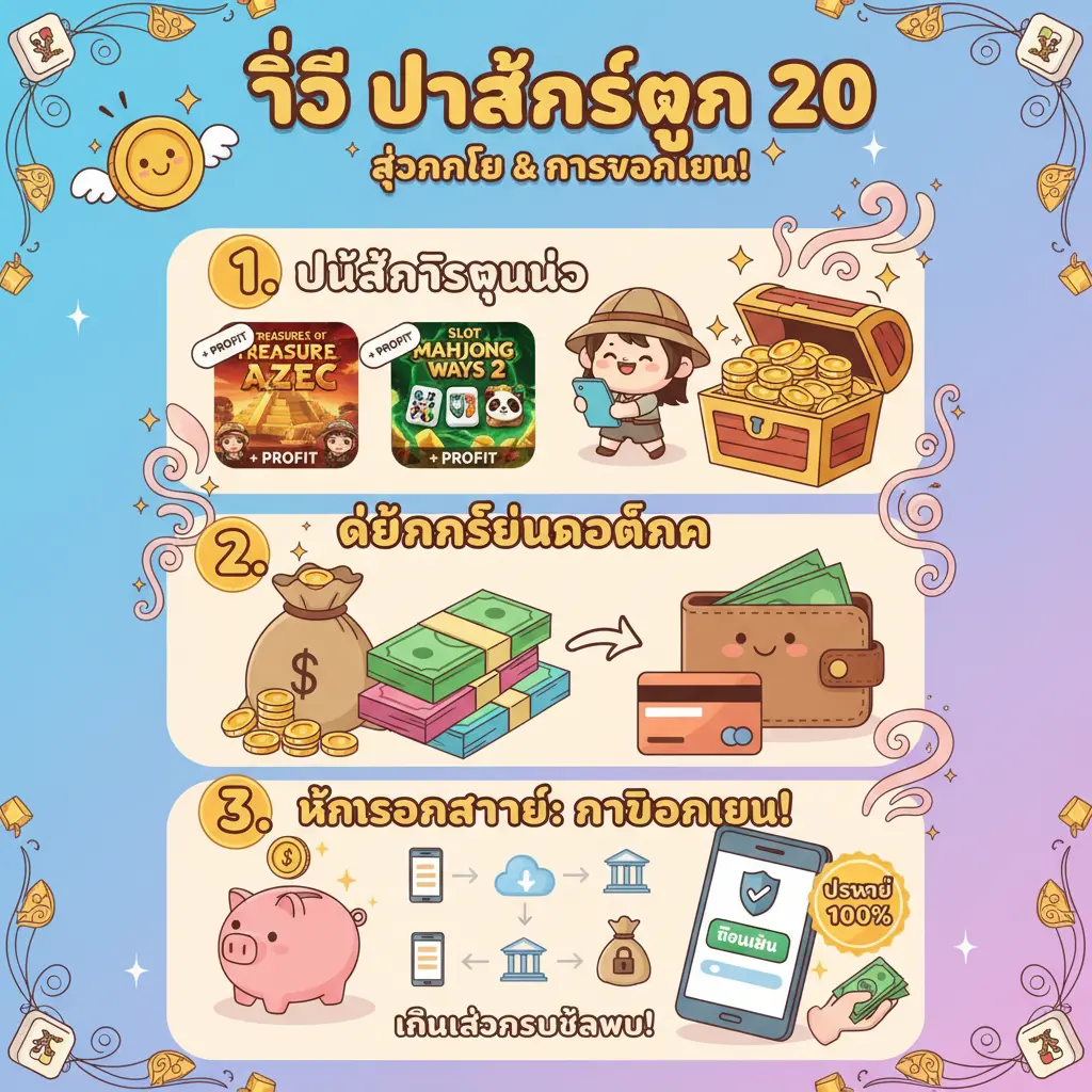 วิธี ปั่นสล็อตทุน 20 - Slot Mahjong ways 2