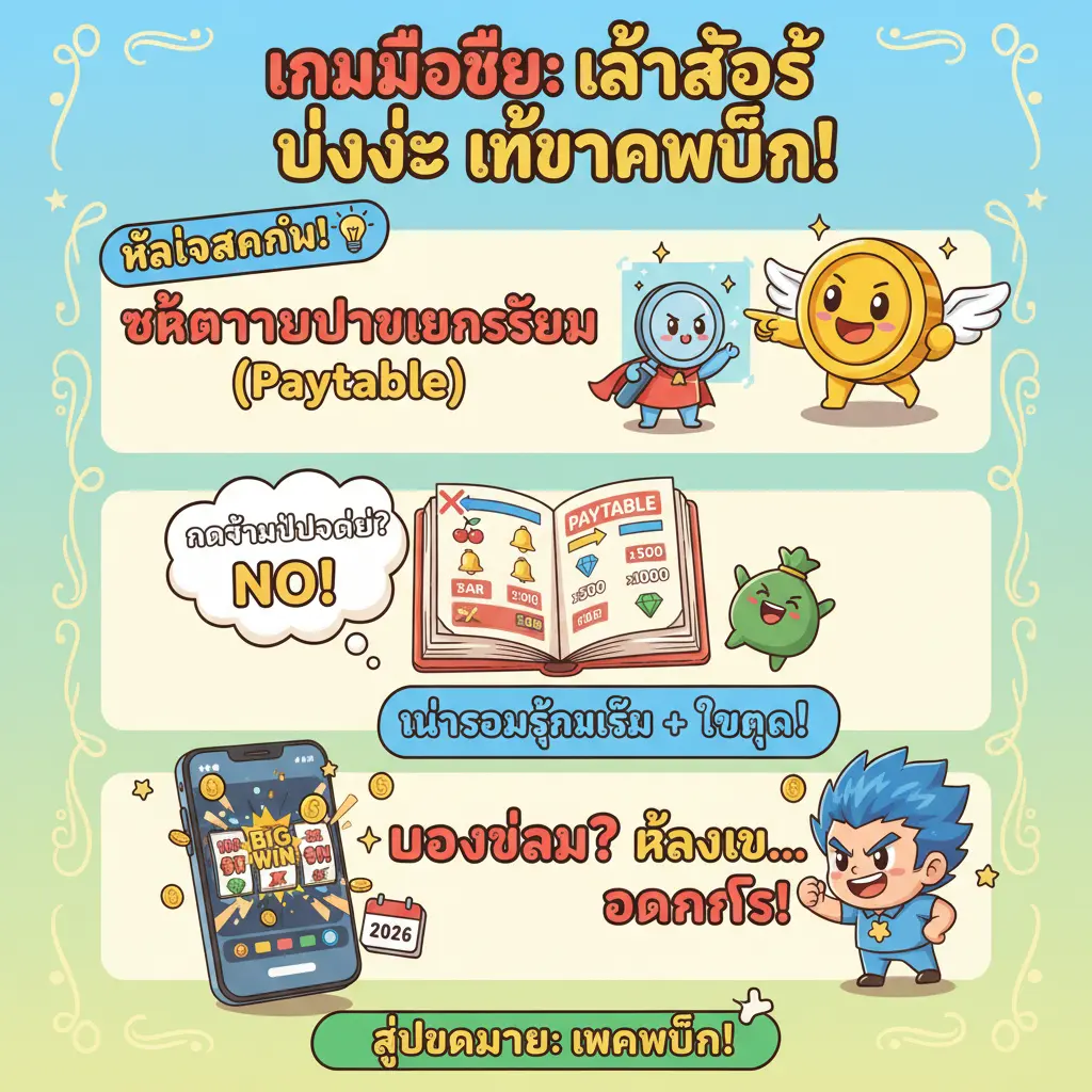 เล่นสล็อต ยัง ไง ให้แตกหมื่น - เกมมือถือ