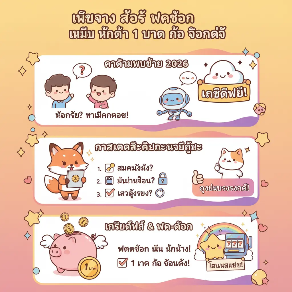 เว็บตรง สล็อต ฝากถอน ไม่มี ขั้นต่ำ 1 บาท ก็ ถอนได้ - เครดิตฟรี