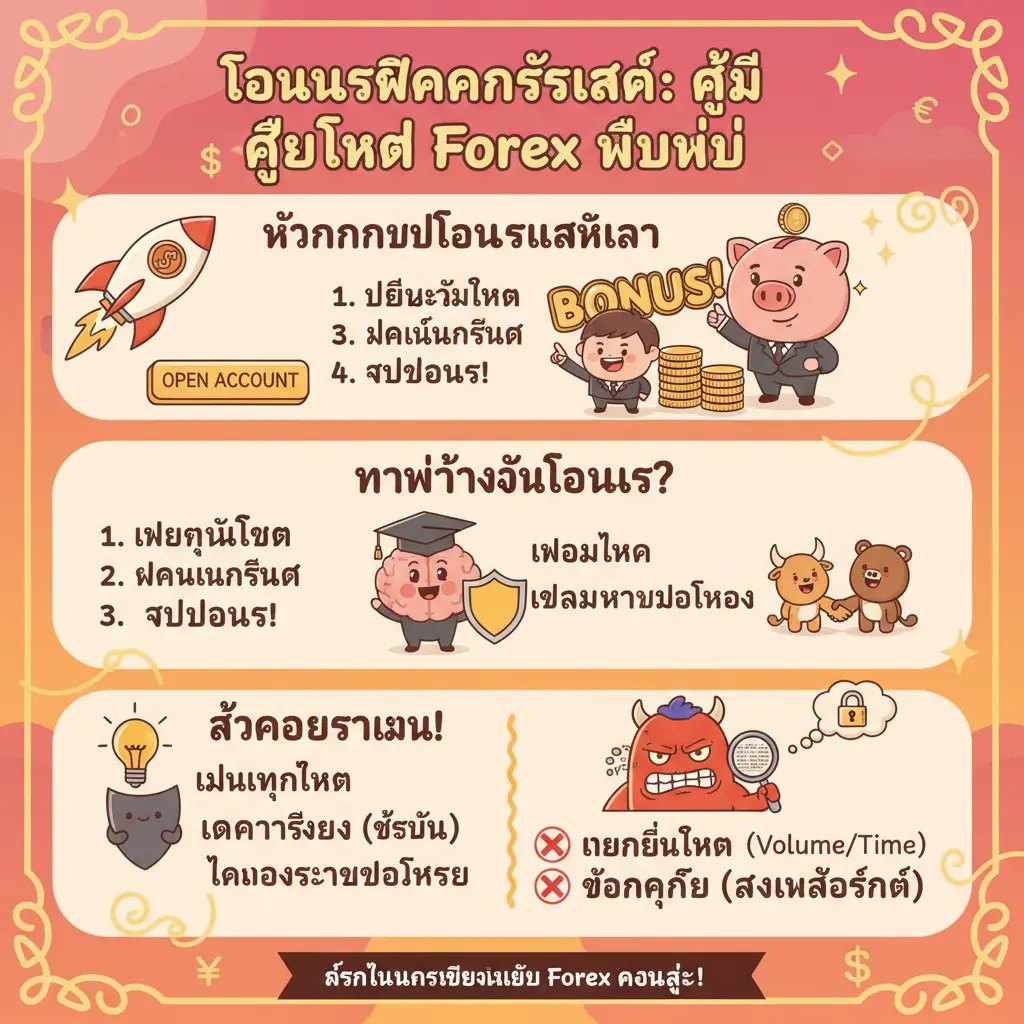 โบนัสฝากครั้งแรก - การเทรด Forex