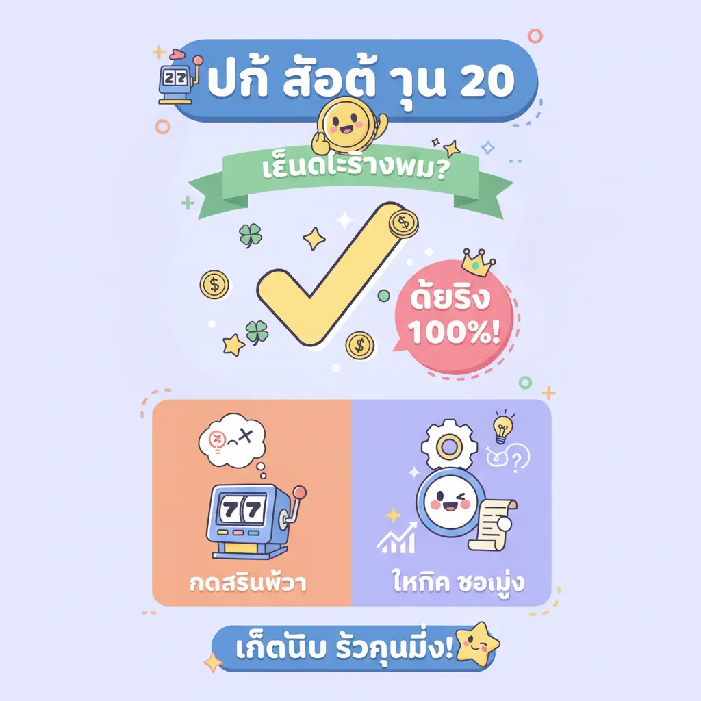 วิธี ปั่นสล็อตทุน 20 - สล็อต