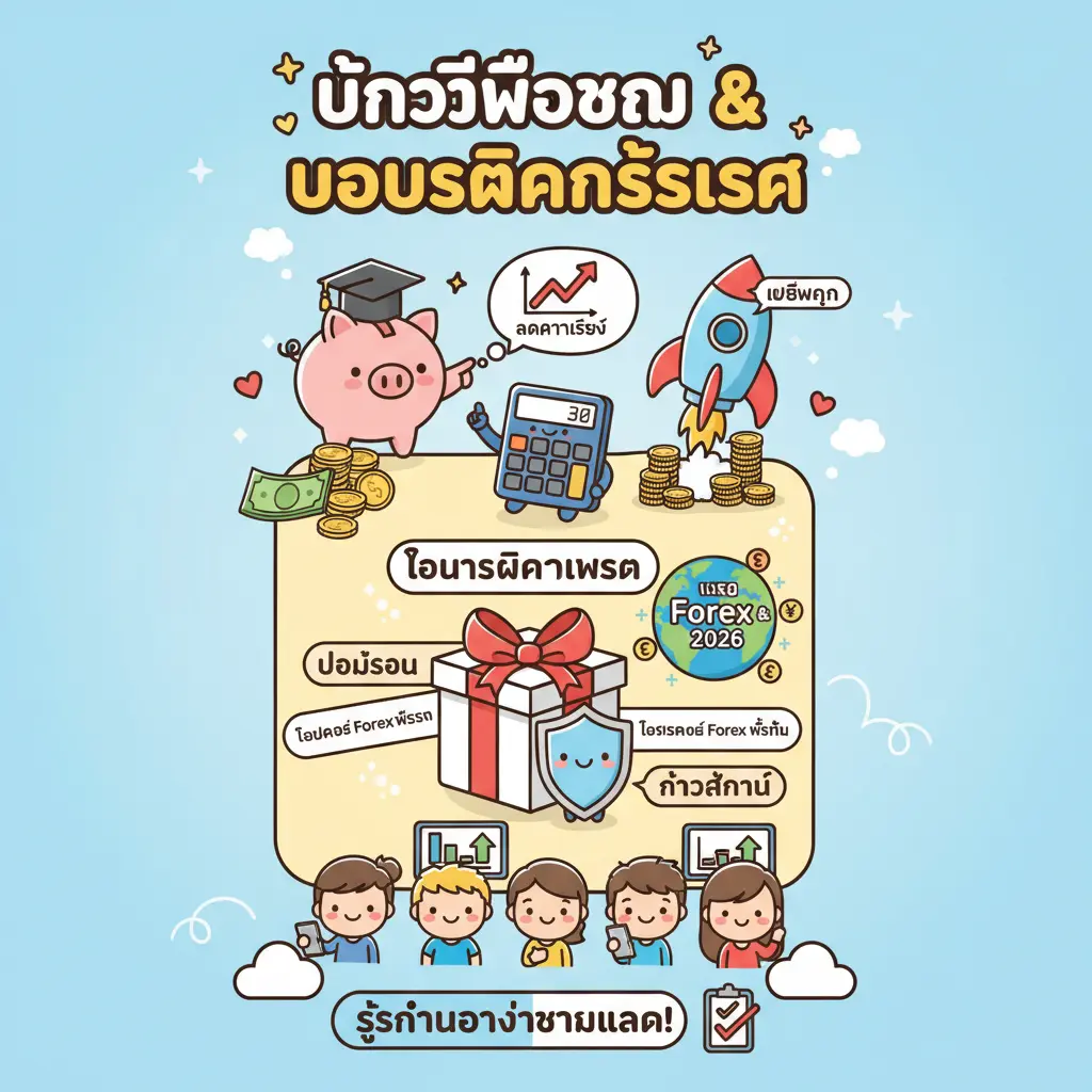 โบนัสฝากครั้งแรก - บัญชีซื้อขาย