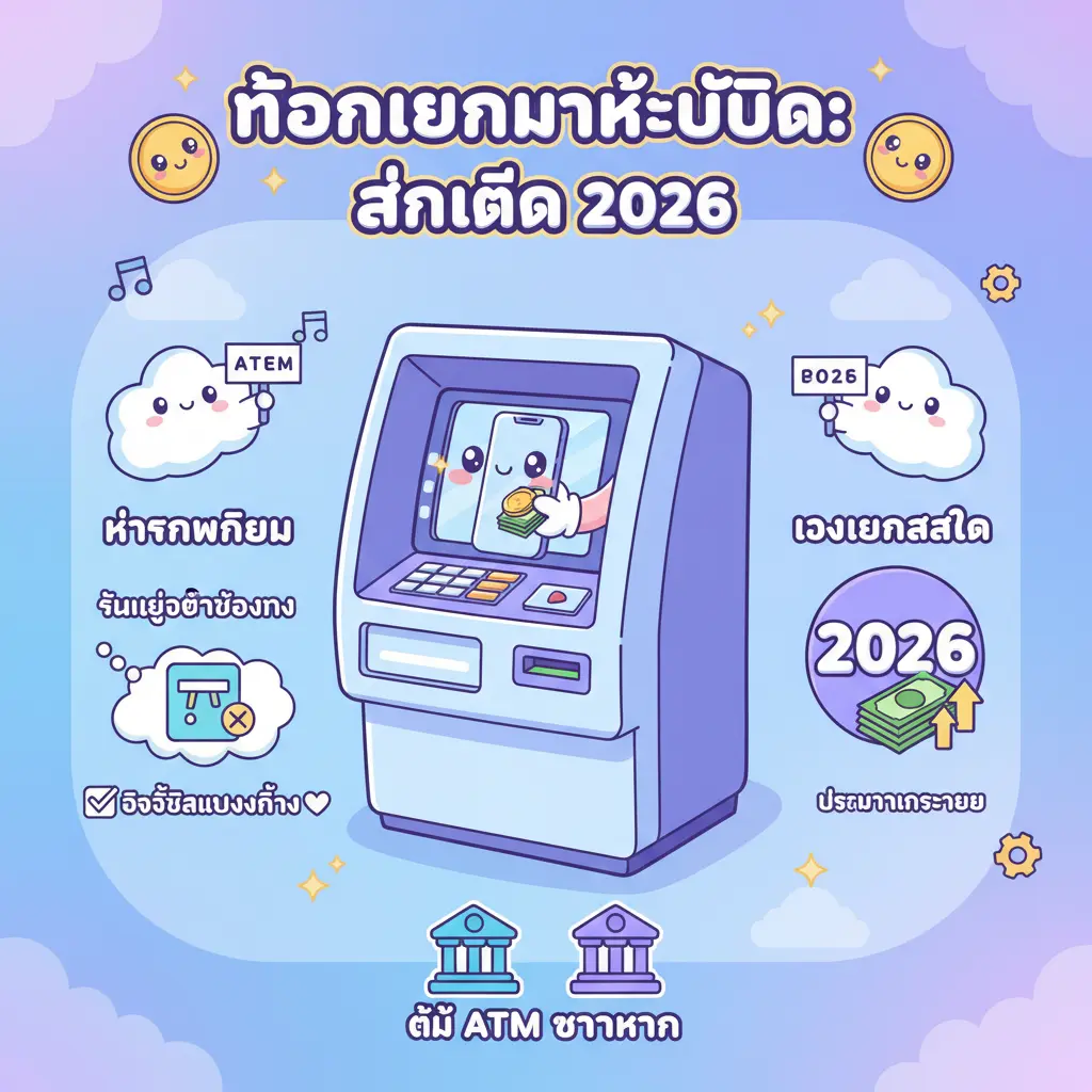 ถอนเงิน - ตู้ ATM