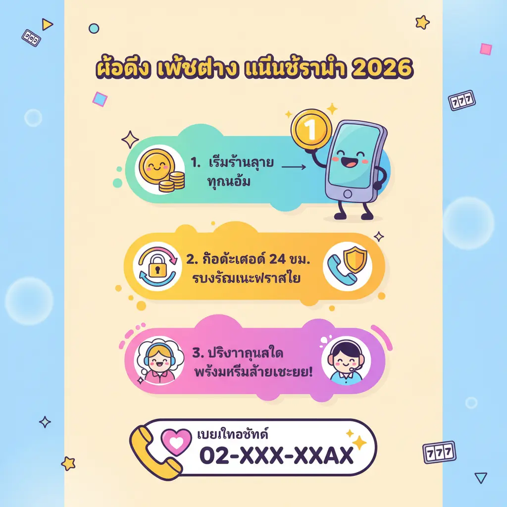 เว็บตรง สล็อต ฝากถอน ไม่มี ขั้นต่ำ 1 บาท ก็ ถอนได้ - เบอร์โทรศัพท์