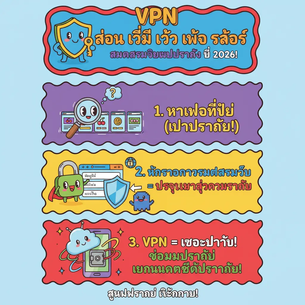 สอน วิธี เข้า เว็บ สล็อต - VPN