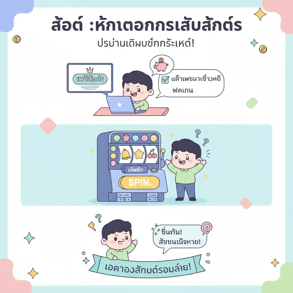 ขั้น ตอน การเล่นสล็อต - สล็อต