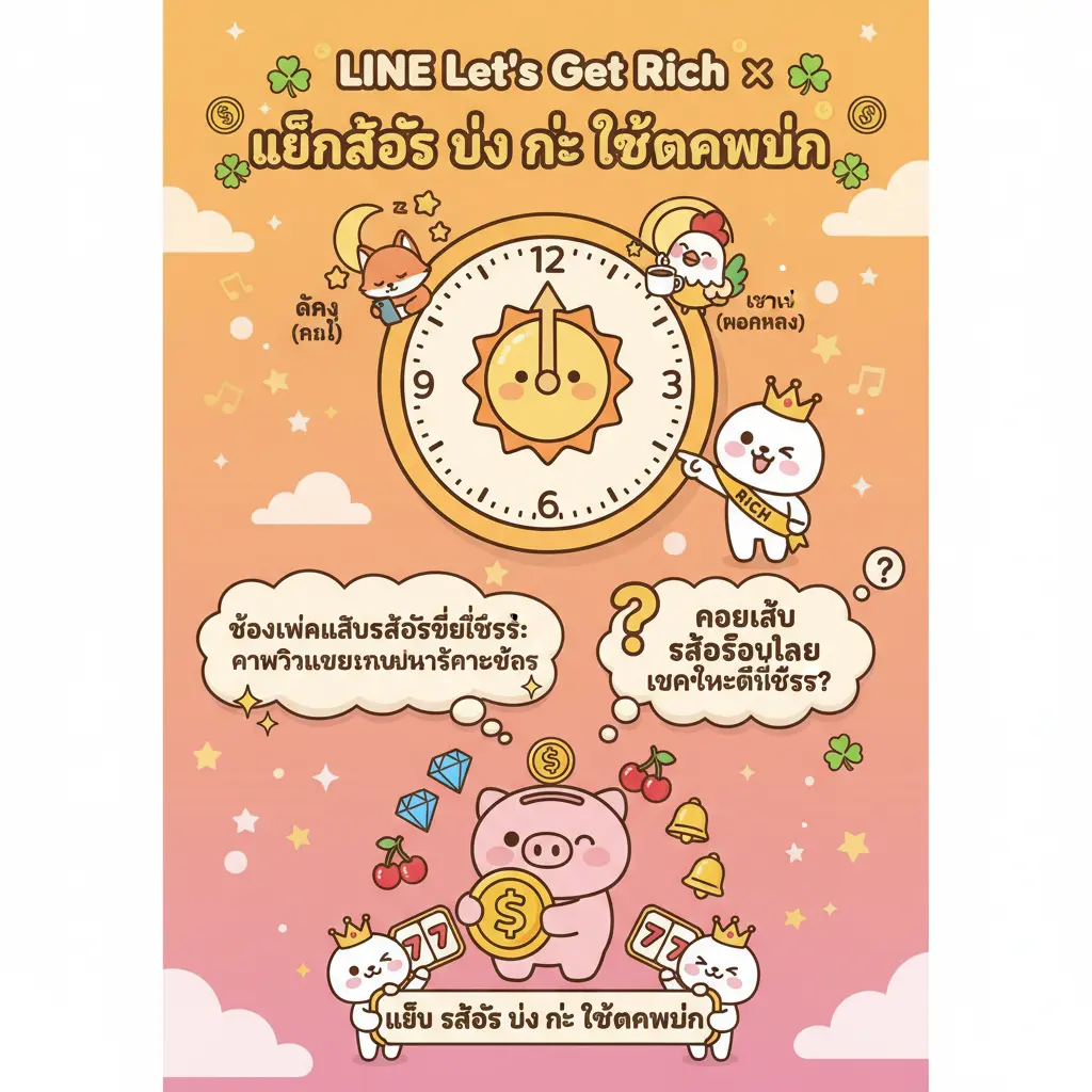 เล่นสล็อต ยัง ไง ให้แตกหมื่น - LINE Lets Get Rich