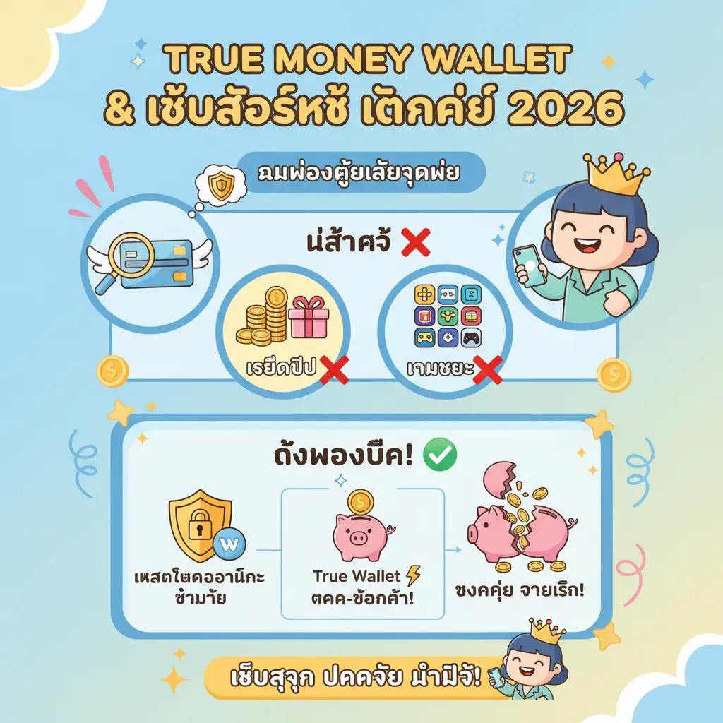 เว็บสล็อตแท้ แตกง่าย - True Money Wallet